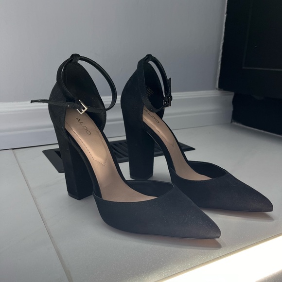 Black Aldo heels - size 8 - Picture 1 of 3
